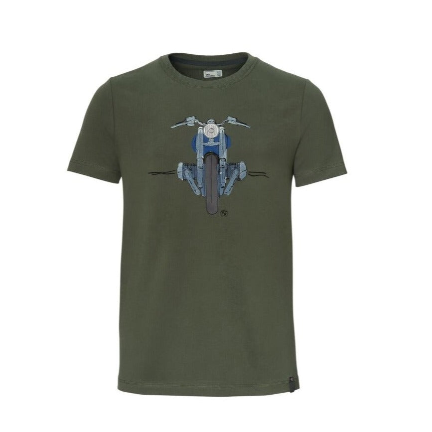 T-shirt Flat Twin Groen - BMW Motorrad Webshop