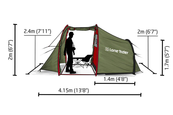 Lone Rider Moto Tent - BMW Motorrad Webshop