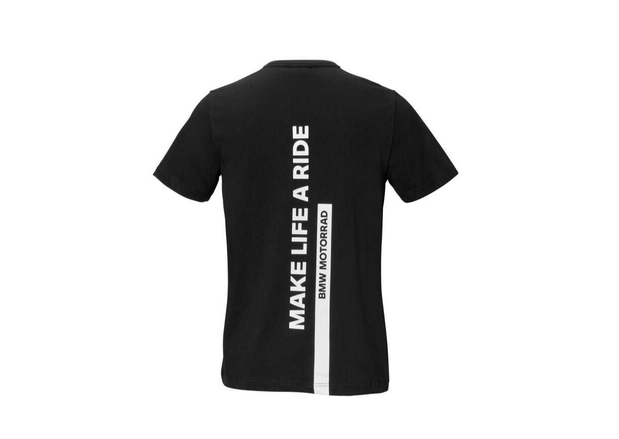 BMW T-shirt Make Life A Ride Zwart - BMW Motorrad Webshop